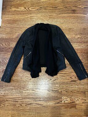 Free People Waxed Jean Jacket